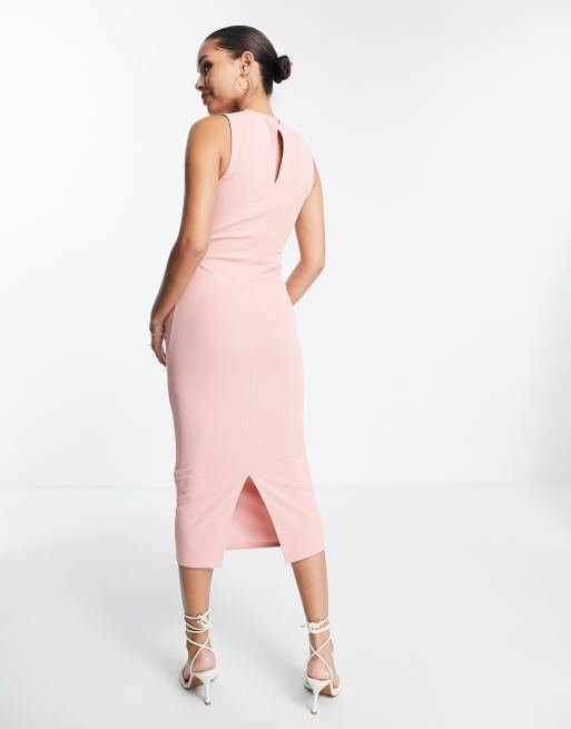 Asos pink cheap bodycon dress