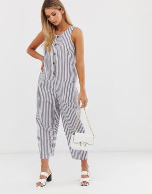 striped boiler suit