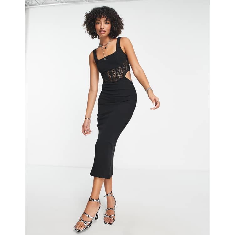 Asos dresses black sale