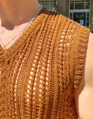 knitted vest asos