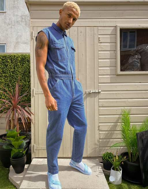 Asos denim hot sale boiler suit