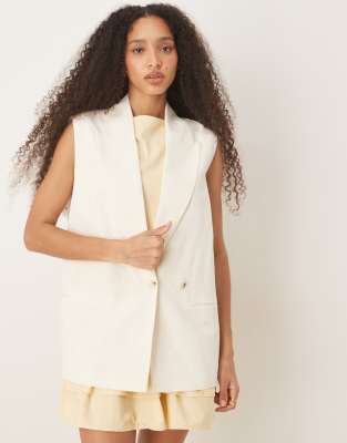 Asos Design Sleeveless Multiway Blazer