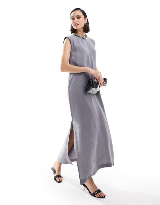 grey sleeveless t shirt dress Threshold Tie Waist T-Shirt Dress Standard Fit