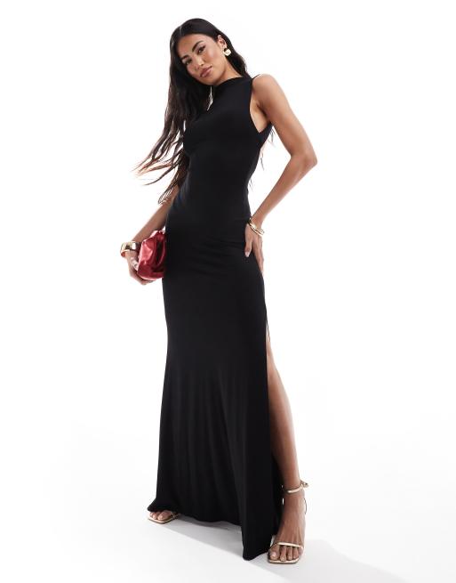 chinese dress ladies ASOS EDITION blouson sleeve floral embroidered maxi dress with open ba   VinNews Recommendations