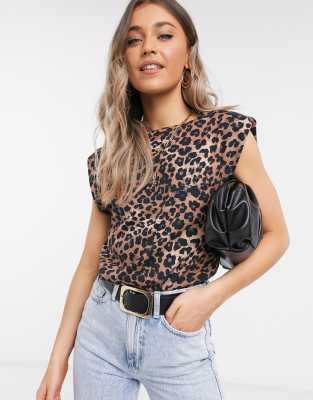 animal print top asos