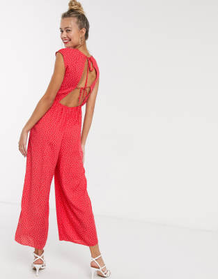 red spot jumpsuit