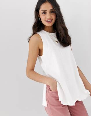 asos sleeveless tops