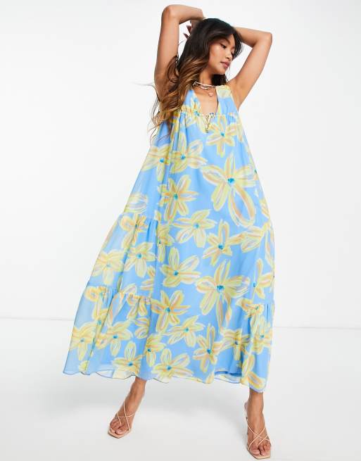 Asos trapeze maxi clearance dress