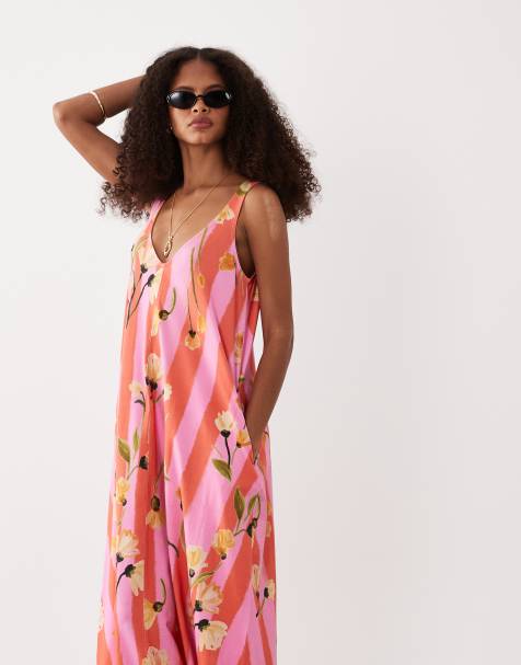 loose fitting hawaiian dress Niihau Cotton Poplin Long Maxi Hawaiian Muumuu Dress main image 1