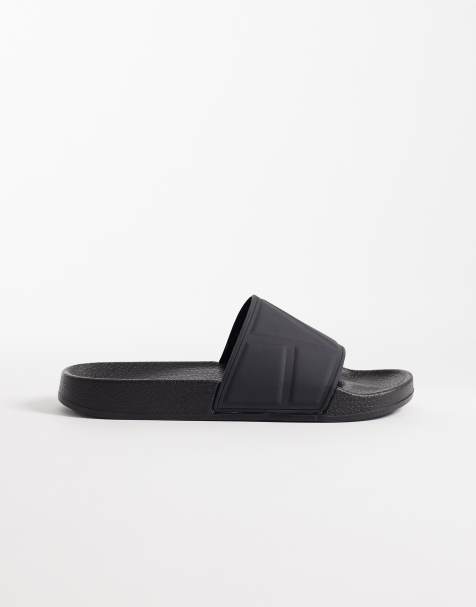 ASOS DESIGN slider in black - view 1