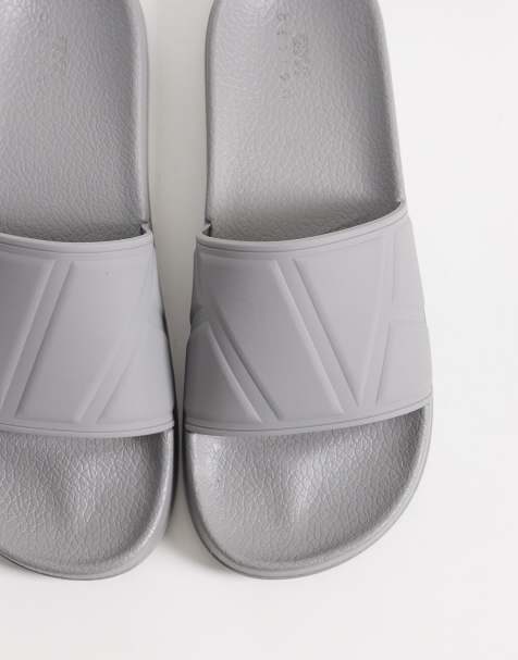 ASOS DESIGN – Slider in Hellgrau - view 1