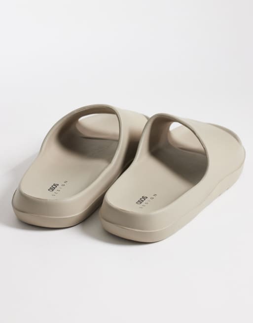 ASOS DESIGN – Slider in Stein mit dicker Sohle, 3 von 4