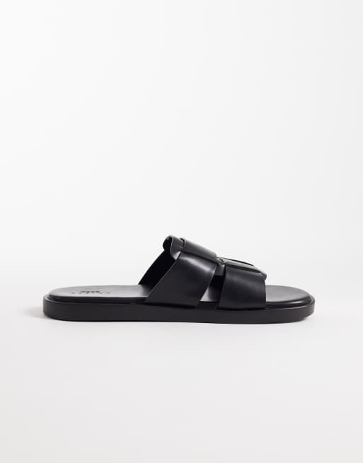 ASOS DESIGN – Slider-Sandalen in Schwarz, 2 von 4