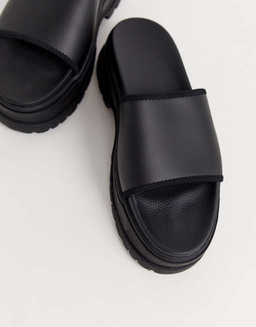 Chunky sole sliders new arrivals