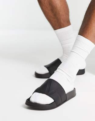 Asos Design Sliders In Black