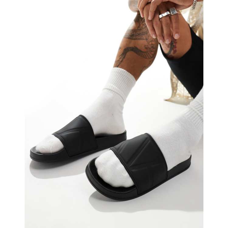 ASOS DESIGN sliders in black ASOS