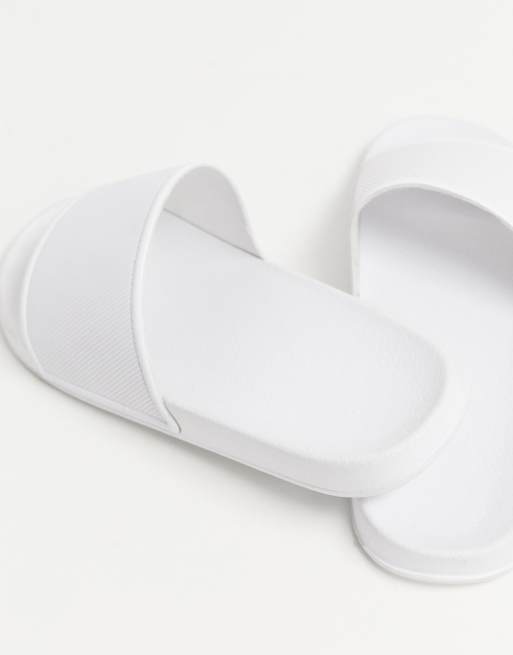 ASOS DESIGN sliders in white ASOS