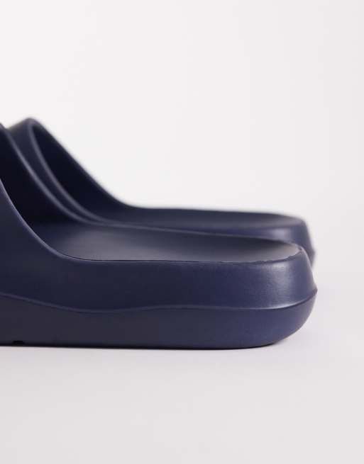 ASOS DESIGN - Sliders kaki con suola spessa, 4 di 4