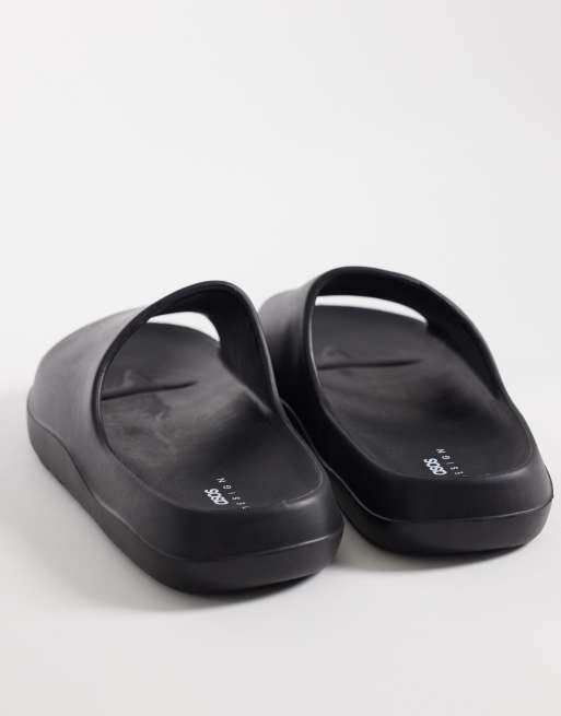 ASOS DESIGN - Sliders nere con suola spessa, 4 di 4