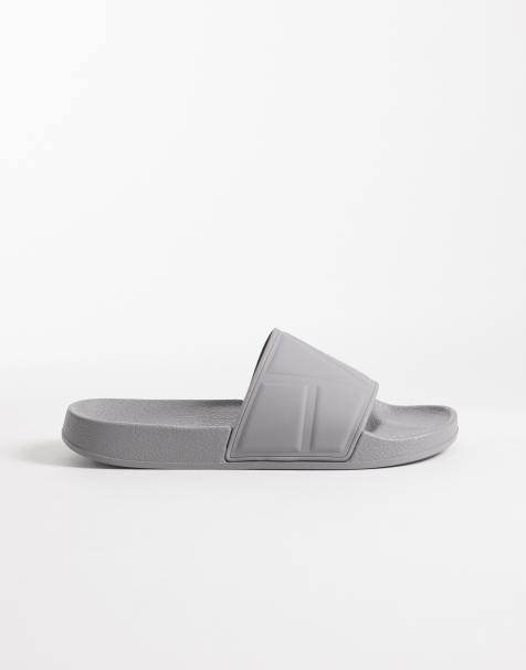 ASOS DESIGN slides in light gray - view 1