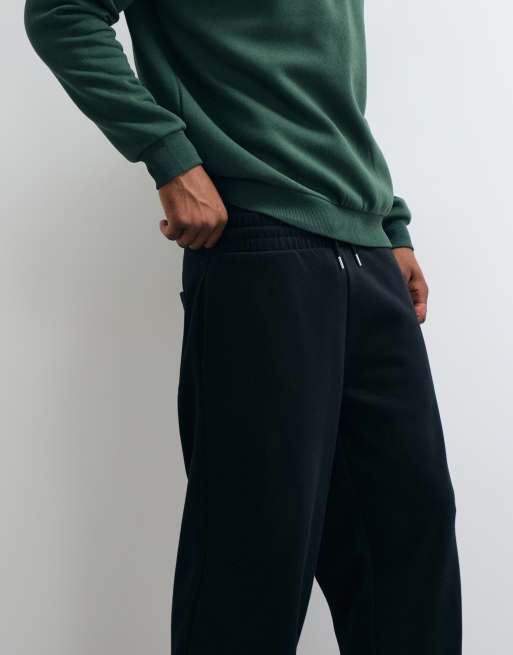 ASOS DESIGN slim balloon jogger in black, 2 of 5