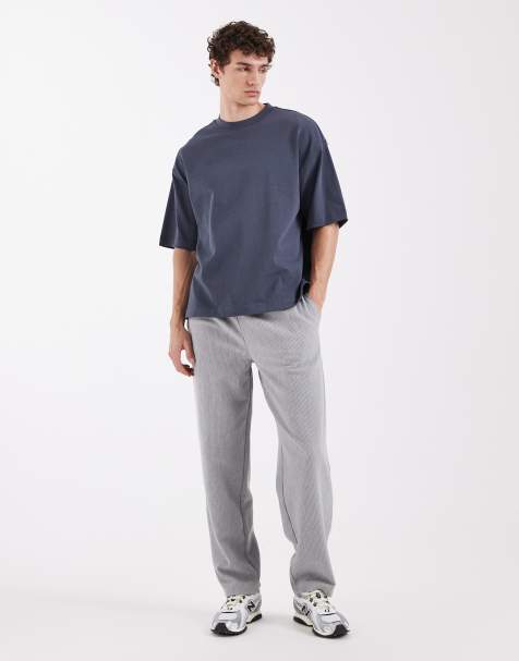 ASOS DESIGN slim balloon jogger in grey marl - view 1