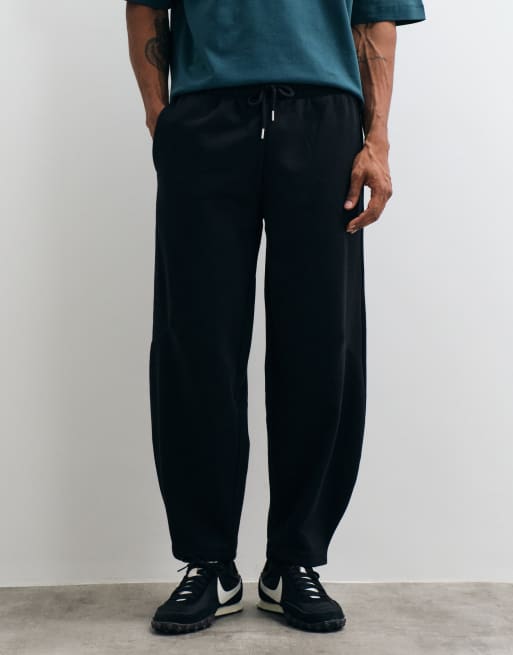 ASOS DESIGN slim balloon joggingbukser i sort, 2 af 5
