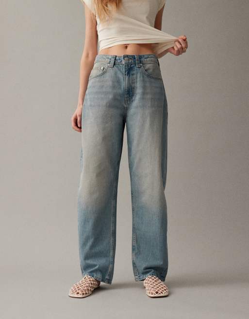 ASOS DESIGN slim barrel jeans in vintage wash , 4 of 7