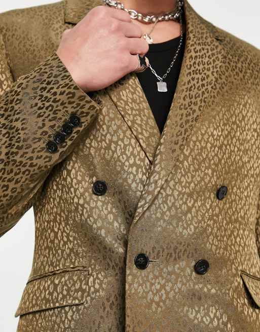 Leopard blazer outlet men