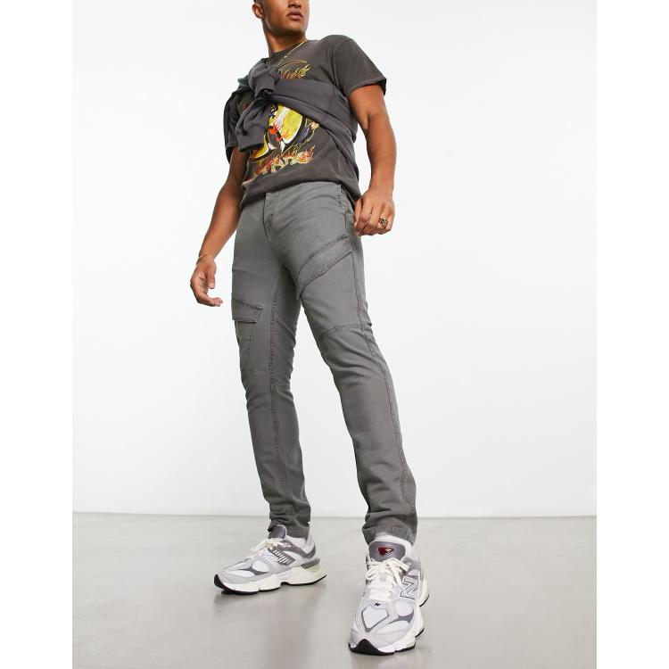 ASOS Design Slim Cargo Pants with Multipockets