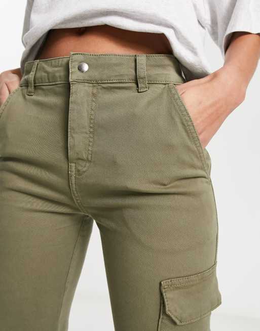 New Look slim leg cargo trouser in khaki