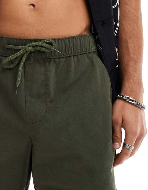 ASOS DESIGN slim chino shorts in khaki ASOS