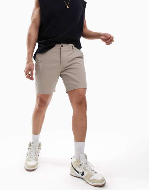 Mid length hot sale chino shorts