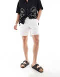 [ASOS DESIGN] ASOS DESIGN slim chino shorts in white S WHITE