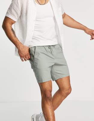 green chino shorts mens