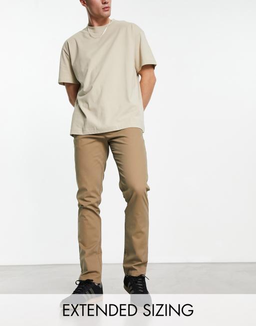 ASOS DESIGN slim chinos in beige | ASOS