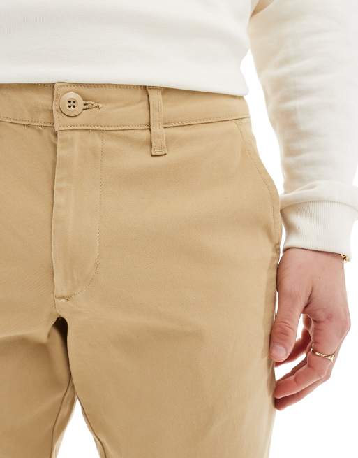 ASOS DESIGN slim chinos in beige, 5 of 5