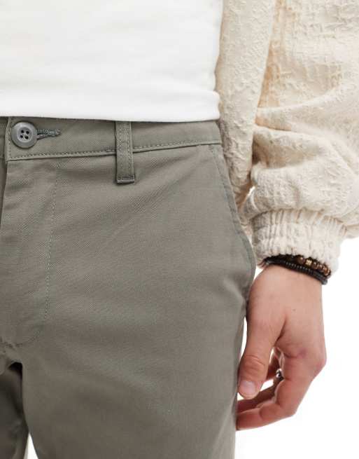 ASOS DESIGN slim chinos in charcoal, 3 of 5
