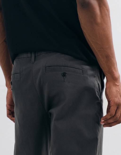 ASOS DESIGN slim chinos in grey, 3 of 5
