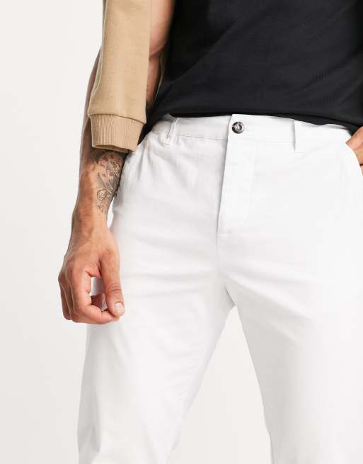 Asos white hot sale chinos