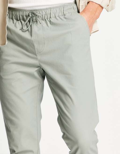 Elastic best sale chino pants