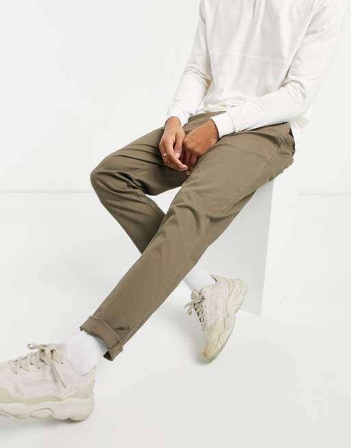 elasticated chinos mens