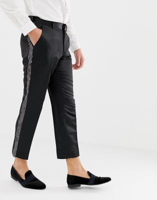 trousers with sparkly side stripe