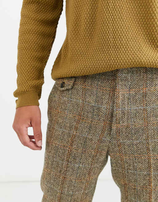 Asos hot sale tweed trousers