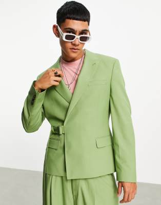 khaki suit asos