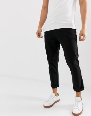 ASOS DESIGN slim cropped chinos in 