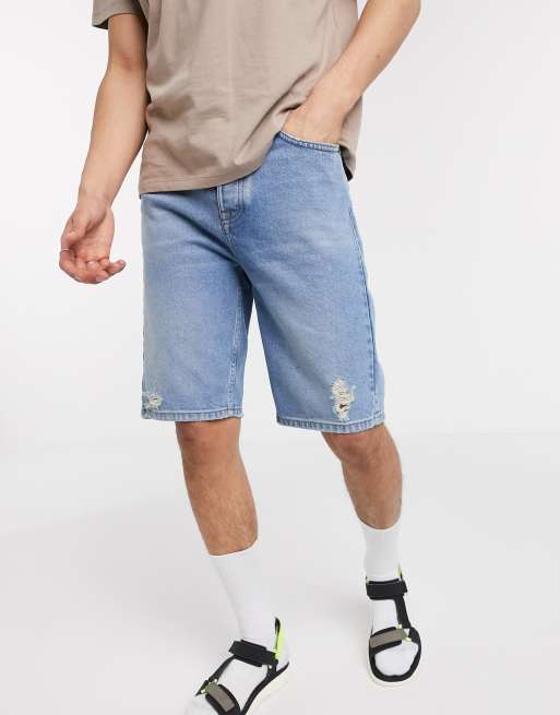 Denim best sale dad shorts