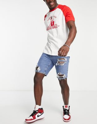 air jordan denim shorts