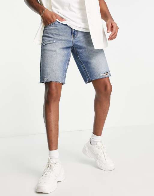 Mens denim hotsell shorts asos