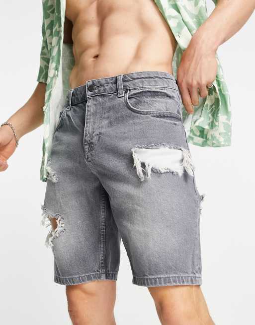 Asos jean shorts on sale mens